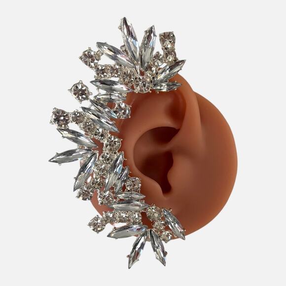 OMAYRA Jewelry - Luxury Right One Piece Silver Earring